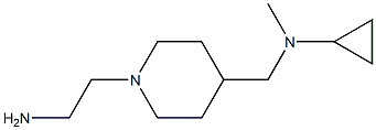 [1-(2-AMino-ethyl)-piperidin-4-ylMethyl]-cyclopropyl-Methyl-aMine Structure