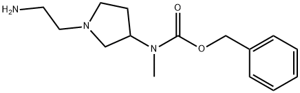 [1-(2-AMino-ethyl)-pyrrolidin-3-ylMethyl]-carbaMic acid benzyl ester Structure