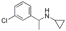 [1-(3-Chloro-phenyl)-ethyl]-cyclopropyl-aMine 化学構造式