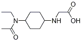 [4-(Acetyl-ethyl-aMino)-cyclohexylaMino]-acetic acid 化学構造式
