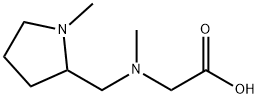 [Methyl-(1-Methyl-pyrrolidin-2-ylMethyl)-aMino]-acetic acid Structure