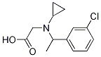 {[1-(3-Chloro-phenyl)-ethyl]-cyclopropyl-aMino}-acetic acid|N-(1-(3-氯苯基)乙基)-N-环丙基甘氨酸