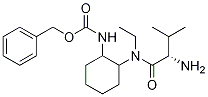 {2-[((S)-2-AMino-3-Methyl-butyryl)-ethyl-aMino]-cyclohexyl}-carbaMic acid benzyl ester Structure