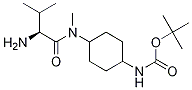 {4-[((S)-2-AMino-3-Methyl-butyryl)-Methyl-aMino]-cyclohexyl}-carbaMic acid tert-butyl ester Structure