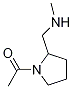 1-(2-MethylaMinoMethyl-pyrrolidin-1-yl)-ethanone Structure