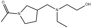 1-(3-{[Ethyl-(2-hydroxy-ethyl)-aMino]-Methyl}-pyrrolidin-1-yl)-ethanone,1353974-50-1,结构式