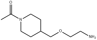 1-[4-(2-AMino-ethoxyMethyl)-piperidin-1-yl]-ethanone 结构式