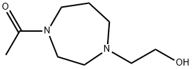 1-[4-(2-Hydroxy-ethyl)-[1,4]diazepan-1-yl]-ethanone Struktur