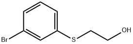 2-(3-BroMo-phenylsulfanyl)-ethanol 化学構造式