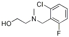 2-[(2-Chloro-6-fluoro-benzyl)-Methyl-aMino]-ethanol 化学構造式