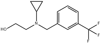 2-[Cyclopropyl-(3-trifluoroMethyl-benzyl)-aMino]-ethanol Structure