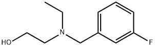 2-[Ethyl-(3-fluoro-benzyl)-aMino]-ethanol,1250716-65-4,结构式