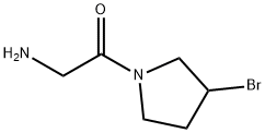 2-AMino-1-(3-broMo-pyrrolidin-1-yl)-ethanone|