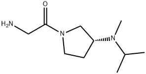 2-AMino-1-[(R)-3-(isopropyl-Methyl-aMino)-pyrrolidin-1-yl]-ethanone 结构式