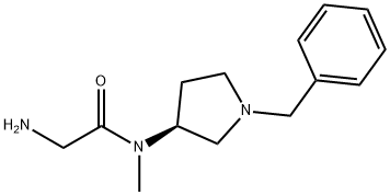 2-AMino-N-((S)-1-benzyl-pyrrolidin-3-yl)-N-Methyl-acetaMide,1354001-82-3,结构式