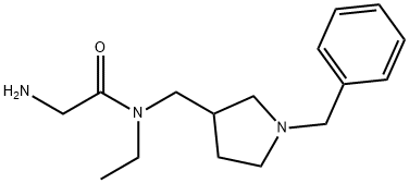 2-AMino-N-(1-benzyl-pyrrolidin-3-ylMethyl)-N-ethyl-acetaMide Structure