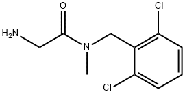 2-氨基-N-(2,6-二氯苄基)-N-甲基乙酰胺, 1353948-13-6, 结构式