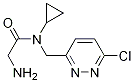 2-AMino-N-(6-chloro-pyridazin-3-ylMethyl)-N-cyclopropyl-acetaMide|