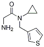 2-AMino-N-cyclopropyl-N-thiophen-3-ylMethyl-acetaMide 化学構造式