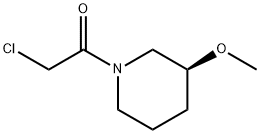 2-Chloro-1-((S)-3-Methoxy-piperidin-1-yl)-ethanone Struktur