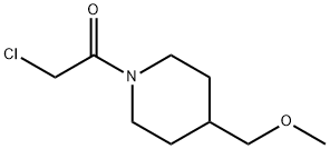 2-Chloro-1-(4-MethoxyMethyl-piperidin-1-yl)-ethanone 化学構造式