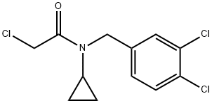 2-Chloro-N-cyclopropyl-N-(3,4-dichloro-benzyl)-acetaMide Structure