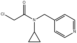 2-Chloro-N-cyclopropyl-N-pyridin-4-ylMethyl-acetaMide Structure