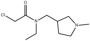 2-Chloro-N-ethyl-N-(1-Methyl-pyrrolidin-3-ylMethyl)-acetaMide Structure