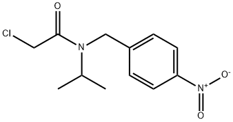 2-Chloro-N-isopropyl-N-(4-nitro-benzyl)-acetaMide Structure