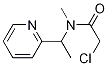 2-Chloro-N-Methyl-N-(1-pyridin-2-yl-ethyl)-acetaMide 结构式