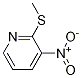 2-Methylsulfanyl-3-nitro-pyridine,,结构式