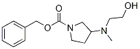 3-[(2-Hydroxy-ethyl)-Methyl-aMino]-pyrrolidine-1-carboxylic acid benzyl ester,1353979-31-3,结构式