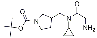 3-{[(2-AMino-acetyl)-cyclopropyl-aMino]-Methyl}-pyrrolidine-1-carboxylic acid tert-butyl ester|