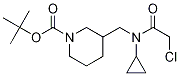 3-{[(2-Chloro-acetyl)-cyclopropyl-aMino]-Methyl}-piperidine-1-carboxylic acid tert-butyl ester Structure