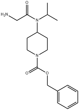 4-[(2-AMino-acetyl)-isopropyl-aMino]-piperidine-1-carboxylic acid benzyl ester,1353946-05-0,结构式