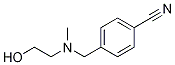 4-{[(2-Hydroxy-ethyl)-Methyl-aMino]-Methyl}-benzonitrile,171907-77-0,结构式