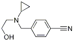 4-{[Cyclopropyl-(2-hydroxy-ethyl)-aMino]-Methyl}-benzonitrile Structure