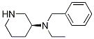 Benzyl-ethyl-(S)-piperidin-3-yl-aMine Structure