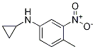 N-环丙基-4-甲基-3-硝基苯胺, 1339432-84-6, 结构式