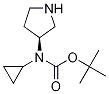 (S)-N-BOC-N-环丙基吡咯烷-3-胺 结构式