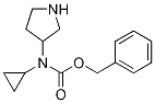 Cyclopropyl-pyrrolidin-3-yl-carbaMic acid benzyl ester Structure