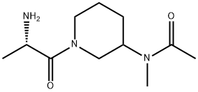 N-[1-((S)-2-AMino-propionyl)-piperidin-3-yl]-N-Methyl-acetaMide Structure