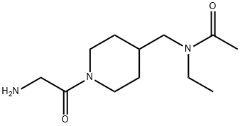 N-[1-(2-AMino-acetyl)-piperidin-4-ylMethyl]-N-ethyl-acetaMide Structure