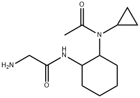 N-[2-(Acetyl-cyclopropyl-aMino)-cyclohexyl]-2-aMino-acetaMide Struktur
