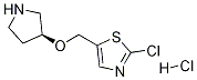 2-Chloro-5-((S)-pyrrolidin-3-yloxymethyl)-thiazole hydrochloride Structure