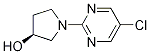 (S)-1-(5-氯-嘧啶-2-基)-吡咯烷-3-醇 结构式