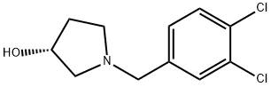 (R)-1-(3,4-Dichloro-benzyl)-pyrrolidin-3-ol Structure