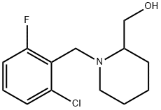 1-(2-氯-6-氟-苄基)-哌啶-2-基]-甲醇,416896-46-3,结构式