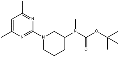 [1-(4,6-Dimethyl-pyrimidin-2-yl)-piperidin-3-yl]-methyl-carbamic acid tert-butyl ester price.