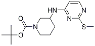 3-(2-甲基硫烷基-嘧啶-4-基氨基)-哌啶-1-羧酸叔丁基酯, 1261231-63-3, 结构式